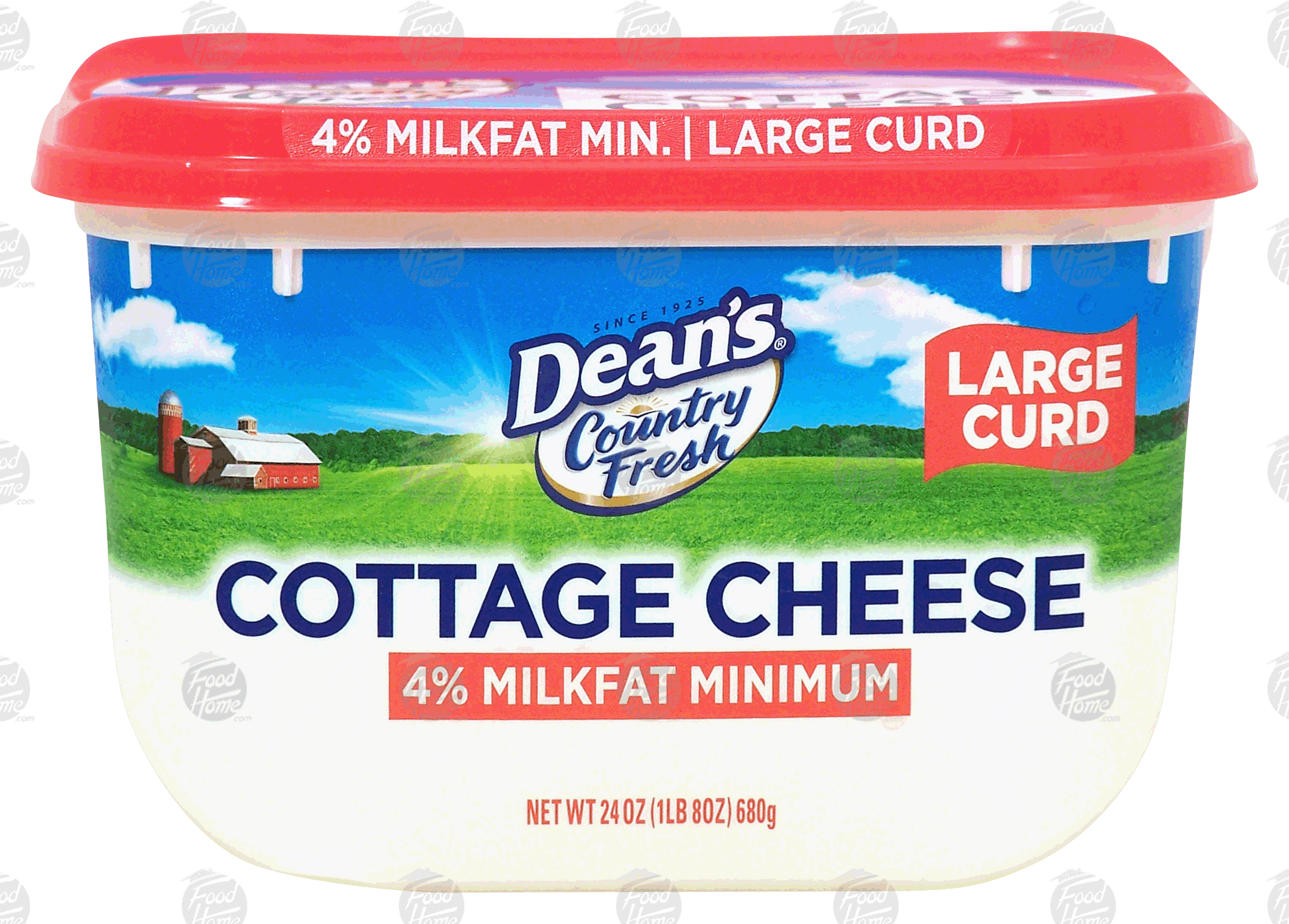 Dean's Country Fresh cottage cheese, large curd, 4% milkfat Full-Size Picture